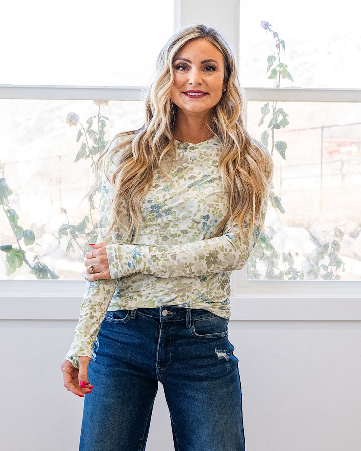 NEW! Blair Long Sleeve Top - Spring Meadows