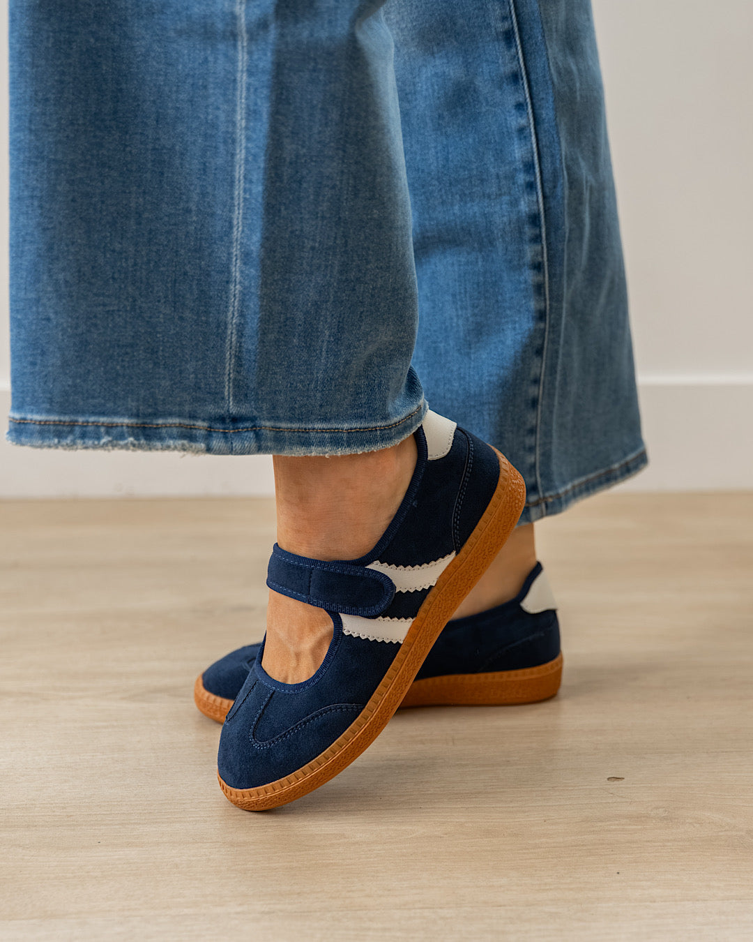 NEW! Corkys Calm Down Mary Jane Sneakers - Navy