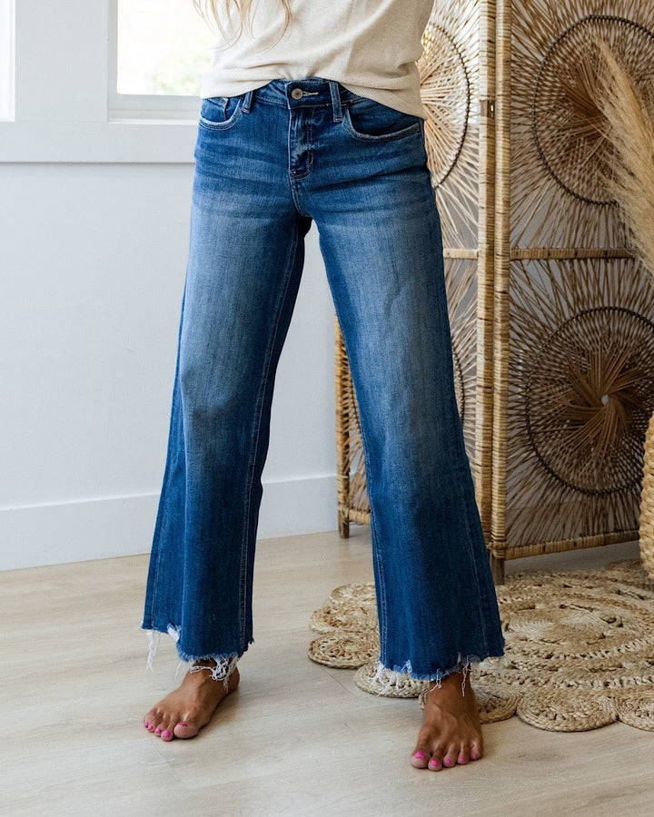 Lovervet What If Non Distressed Wide Leg Jeans Lovervet