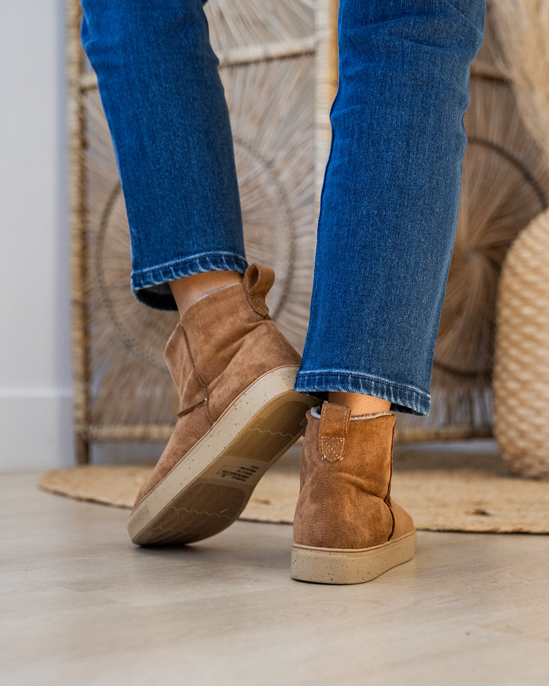 NEW! Very G Fuzzy Boots - Tan Very G