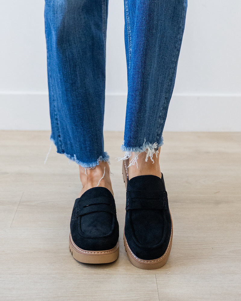 NEW! Corkys Get Lucky Slip On Loafers - Black Corkys Footwear