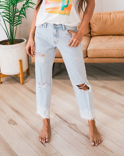 KanCan Hailey Distressed Bleached Jeans FINAL SALE KanCan