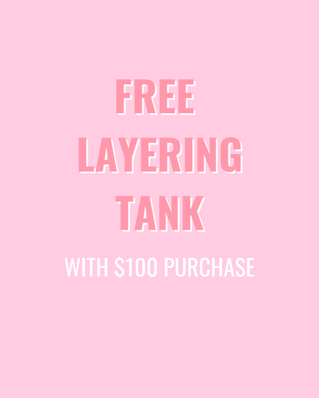 FREE TANK Zenana Small/Medium/Large/XLarge