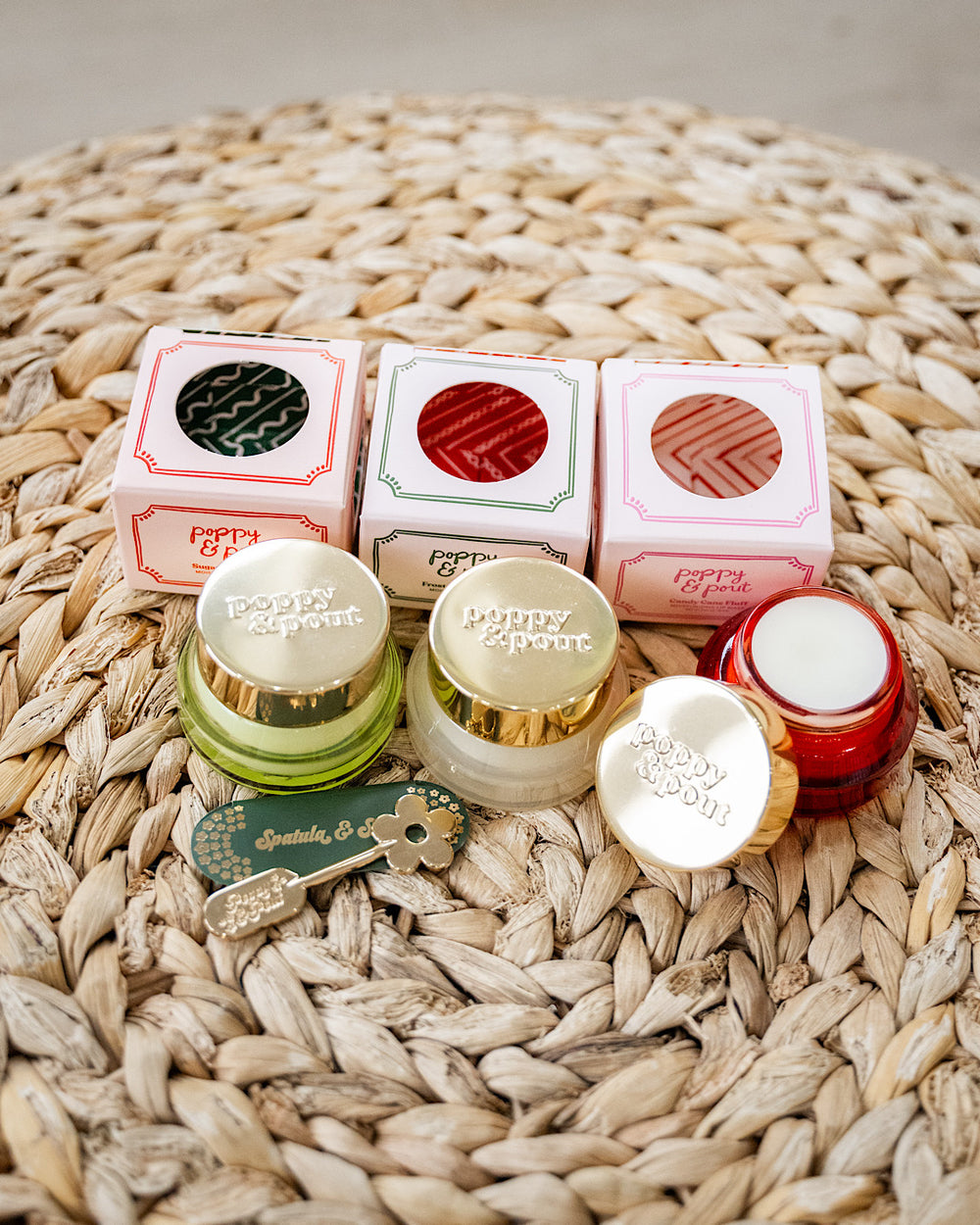 Poppy & Pout Holiday Moisturizing Lip Mask - 3 Flavors Poppy & Pout