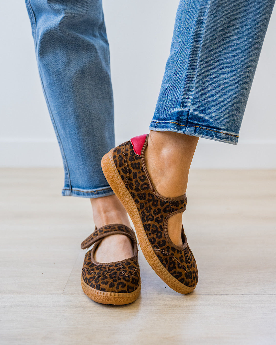 NEW! Corkys Calm Down Mary Jane Sneakers - Leopard Corkys Footwear
