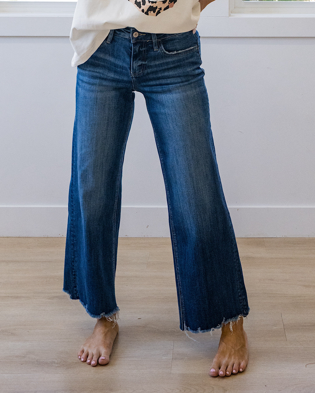 Lovervet What If Non Distressed Wide Leg Jeans Lovervet