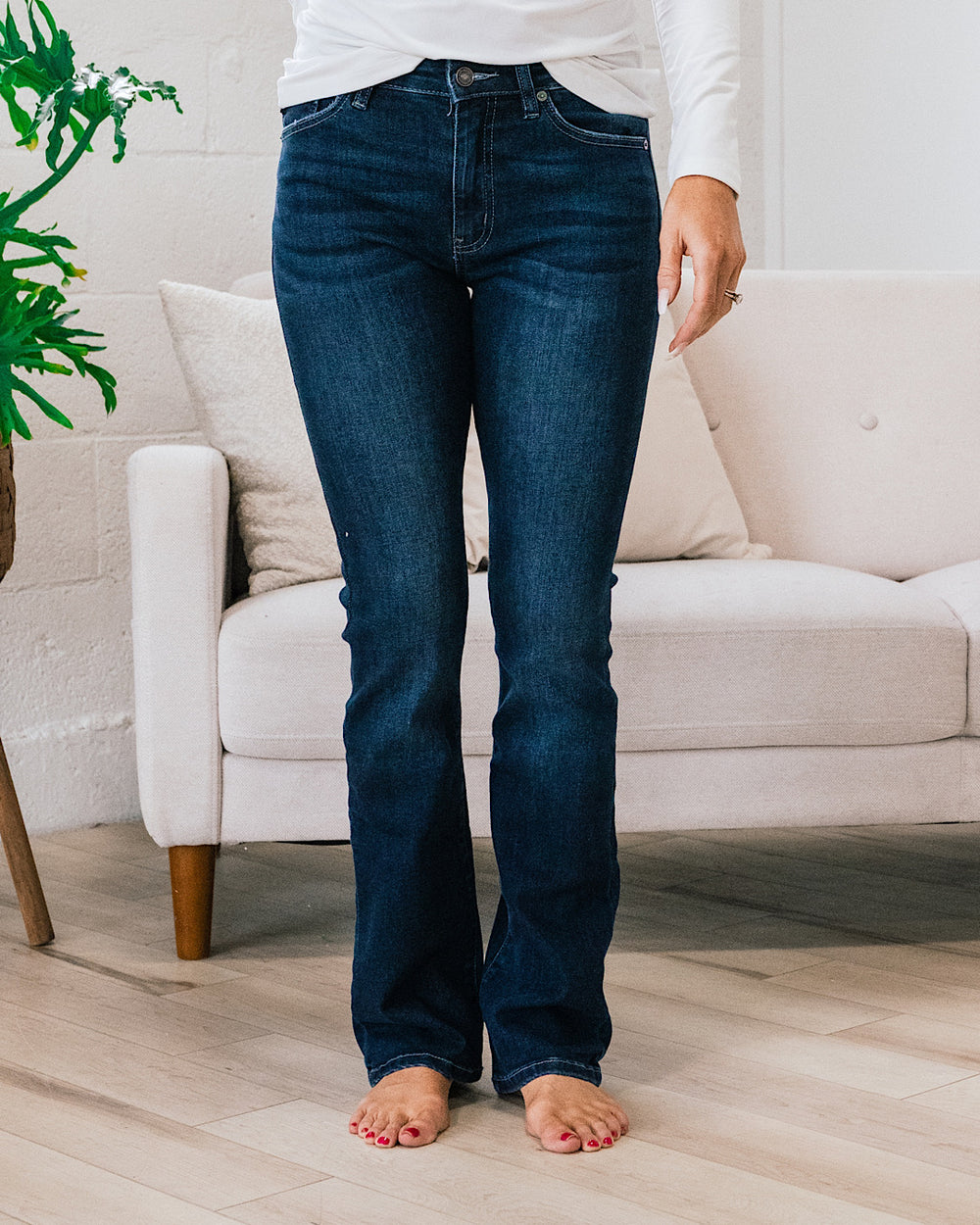 KanCan Jene Non Distressed Skinny Bootcut Jeans FINAL SALE  KanCan   