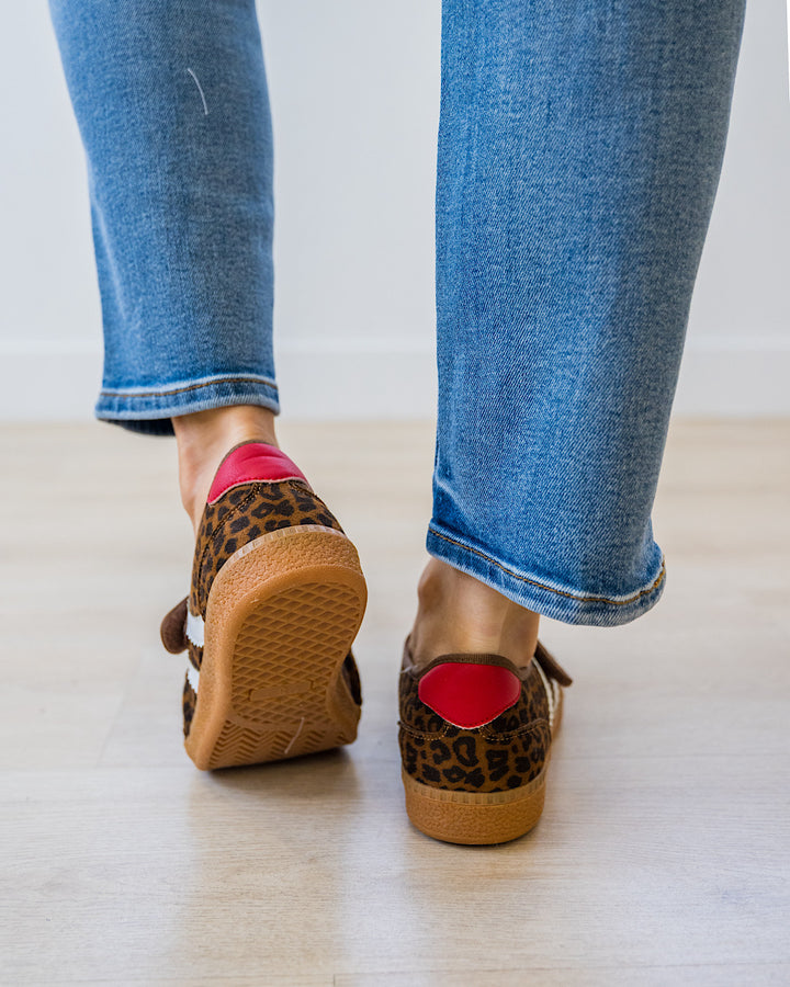 NEW! Corkys Calm Down Mary Jane Sneakers - Leopard Corkys Footwear