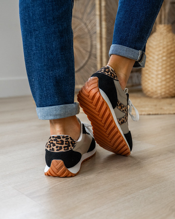 Very G Joel Sneakers - Black Leopard Very G