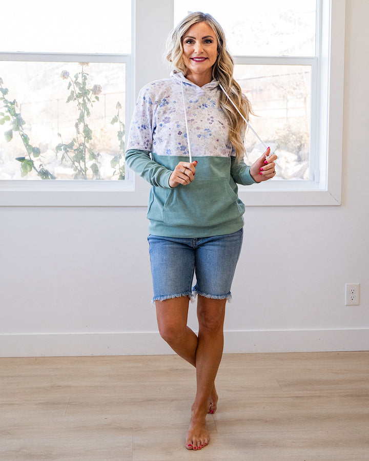 NEW! Hailey Pullover Hoodie - Spring Meadows and Sage Michelle Mae