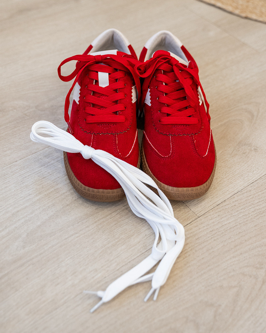 NEW! Corkys Spoiler Alert Sneakers - Red Corkys Footwear