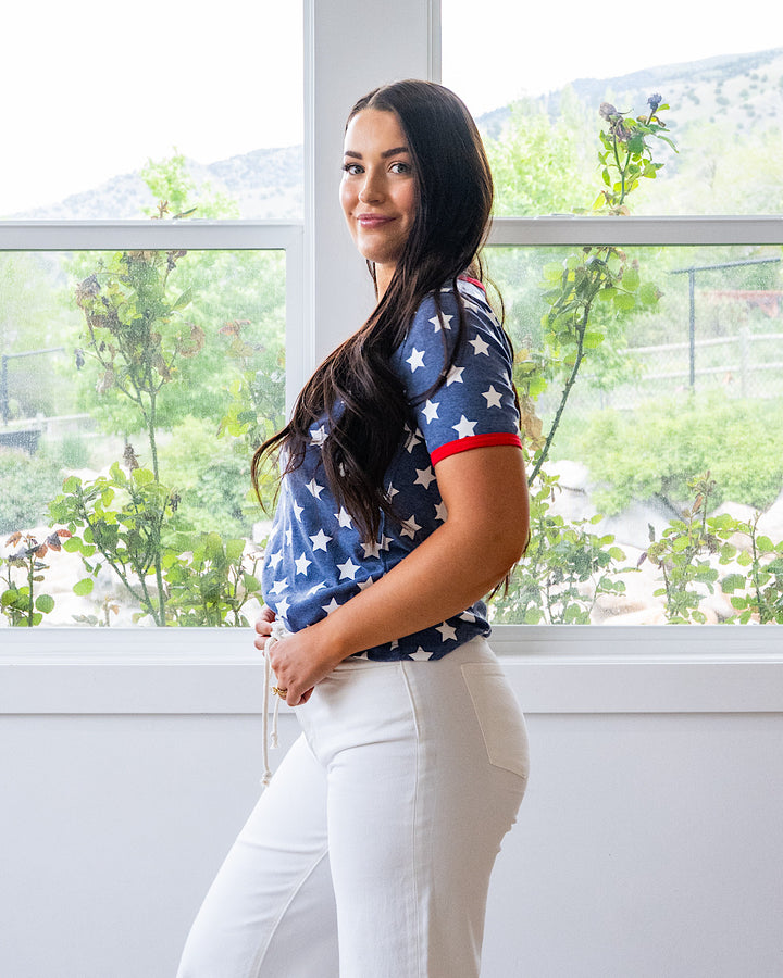 NEW! Ampersand Ave Lady Liber Tee Ampersand Ave