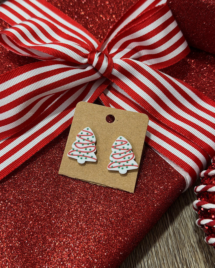 NEW! Christmas Tree Snack Cake Earrings The Wild Life