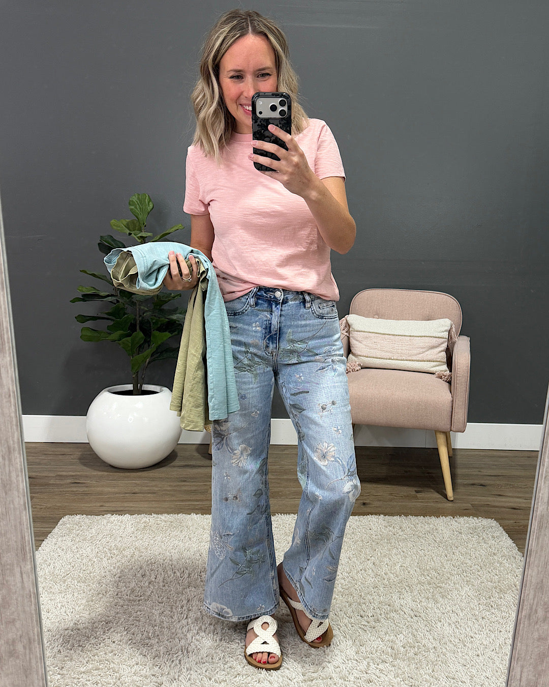 NEW! Melinda Short Sleeve Top - Sweet Pea