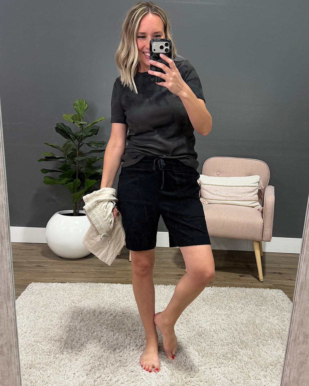 NEW! Club Shorts - Sand Beige Rae Mode