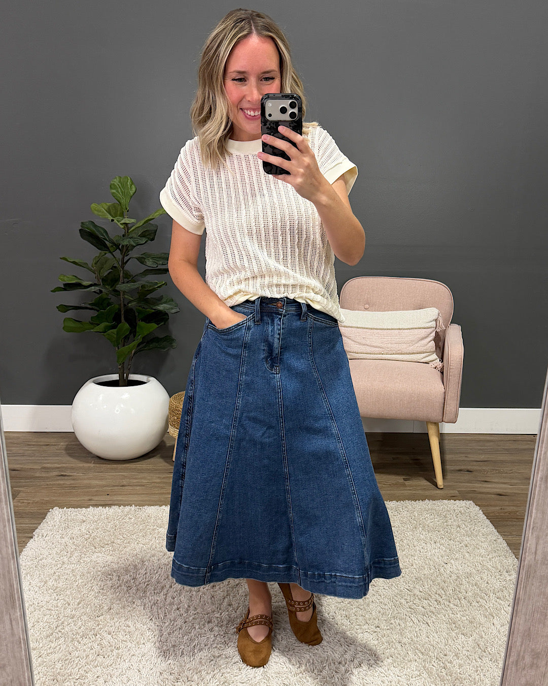 NEW! Judy Blue Lasso Denim Skirt Judy Blue