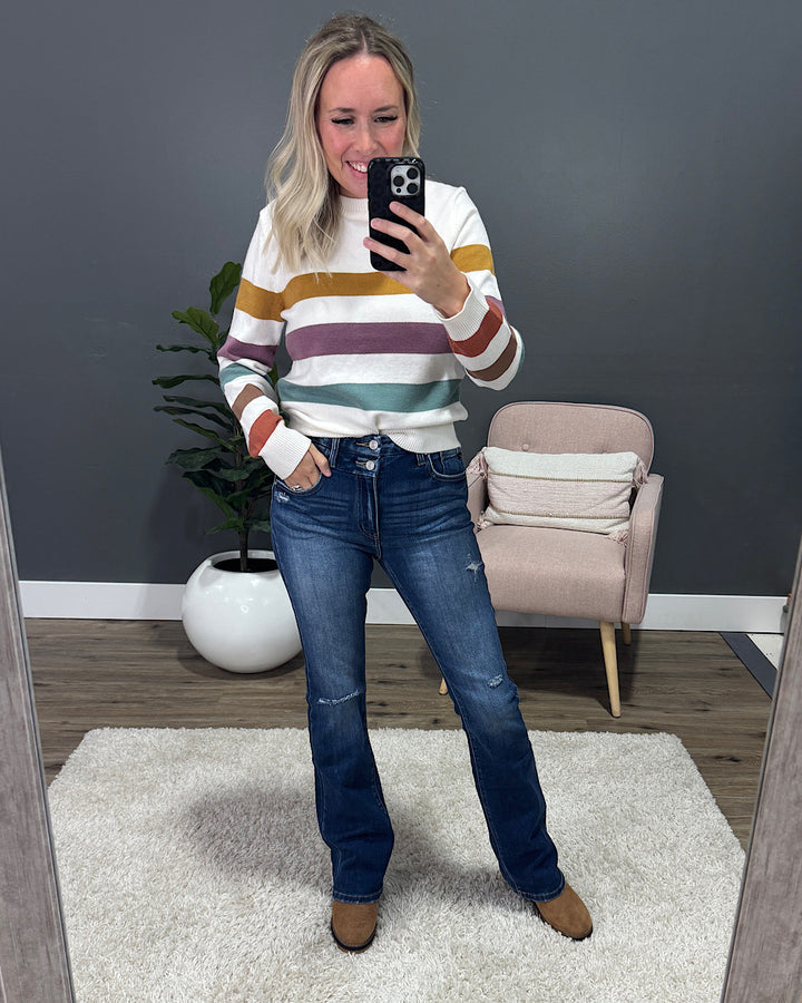 KanCan Cara Double Button Bootcut Jeans KanCan