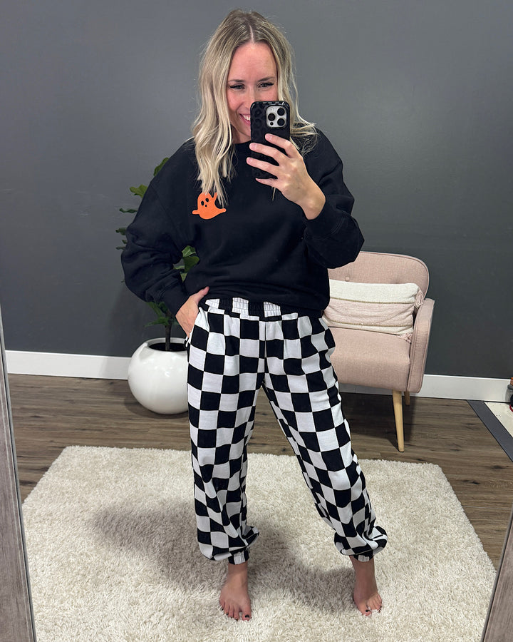 Ampersand Ave Black Jack Checkered Joggers Ampersand Ave