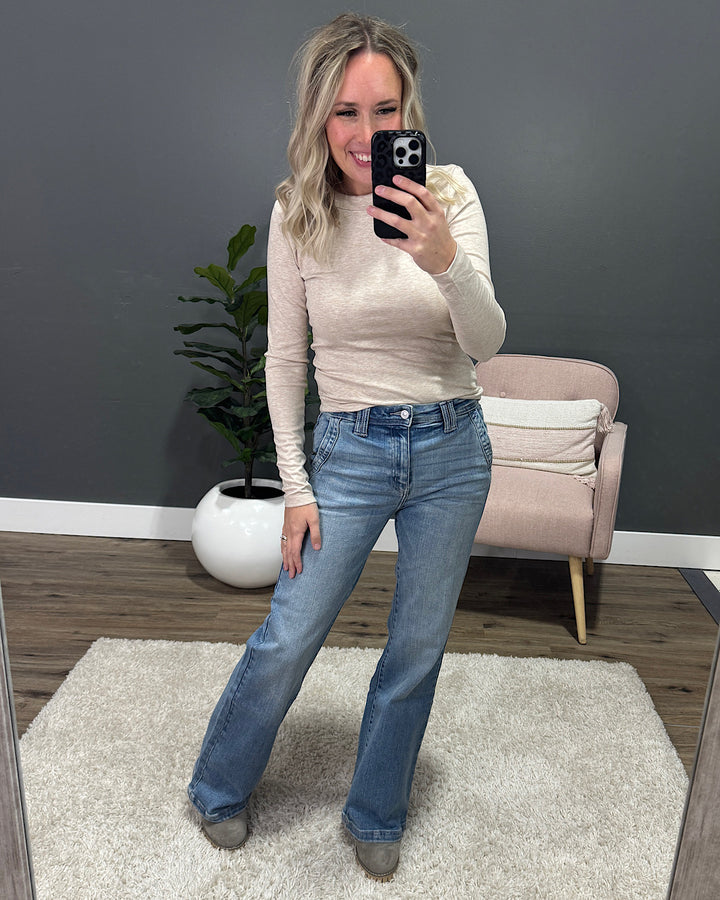 KanCan Just What I Need Wide Leg Flare Jeans KanCan