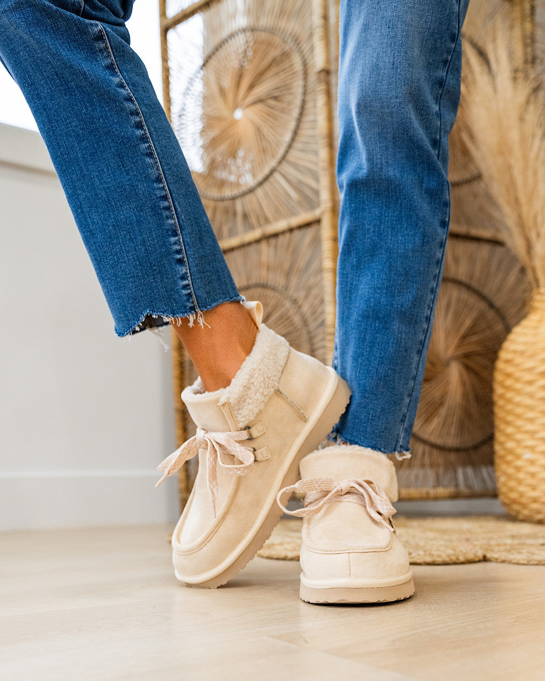 Very G Cherilyn Slip On Bootie - Color Options Available! Very G Cream