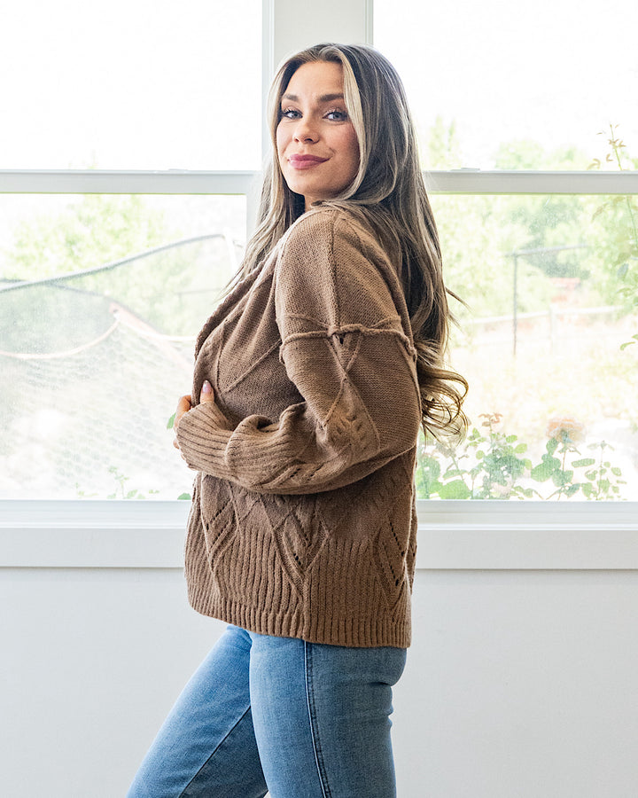 NEW! Willow Cardigan - Mocha