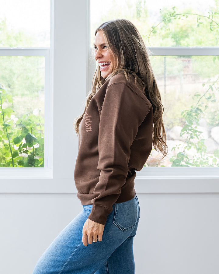 NEW! My Story Is Still Being Written Sweatshirt - Brown