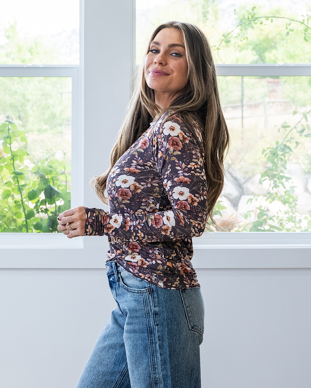 NEW! Blair Long Sleeve Top - Blushwood Floral