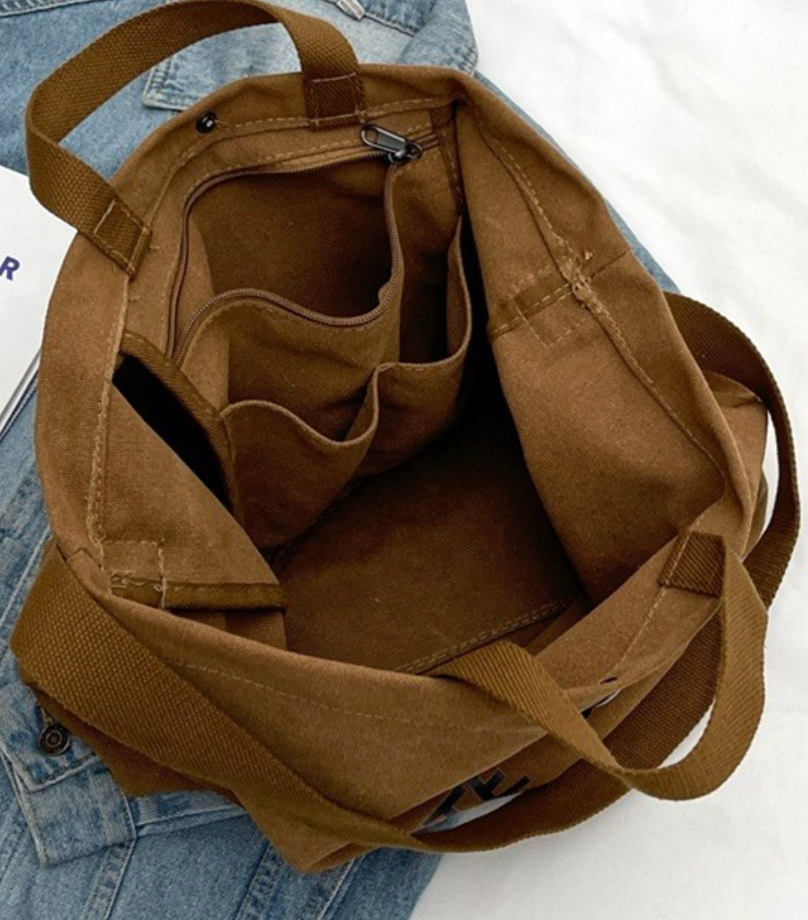 NEW! The Tote Bag - Camel Zenana