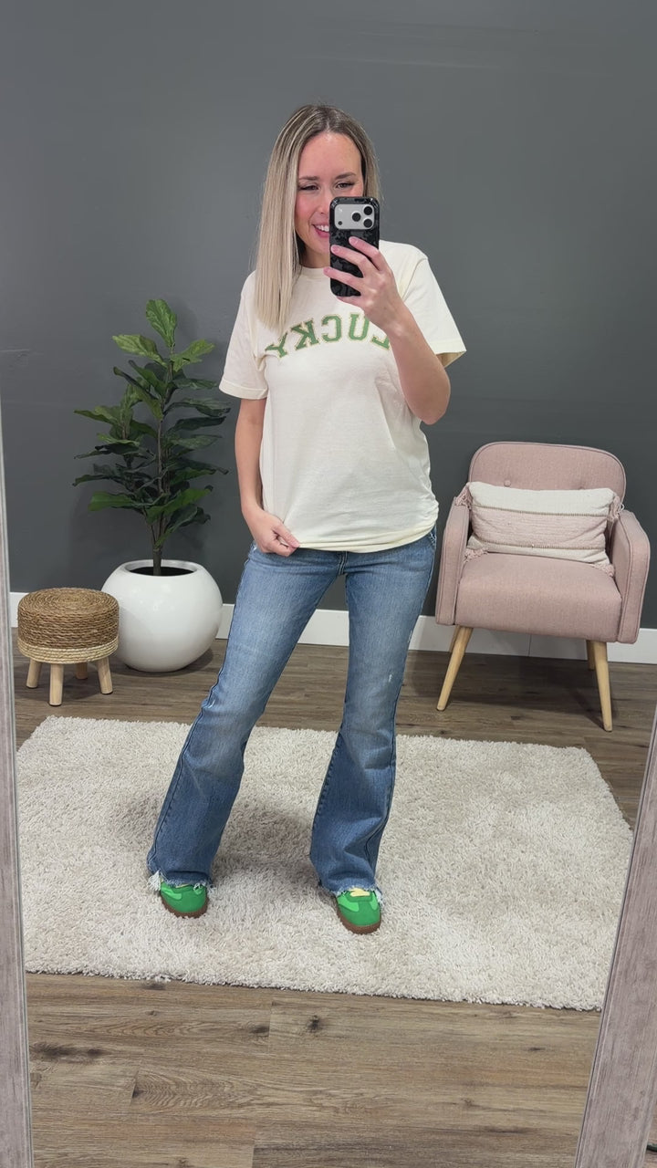 NEW! Lucky Cream Tee