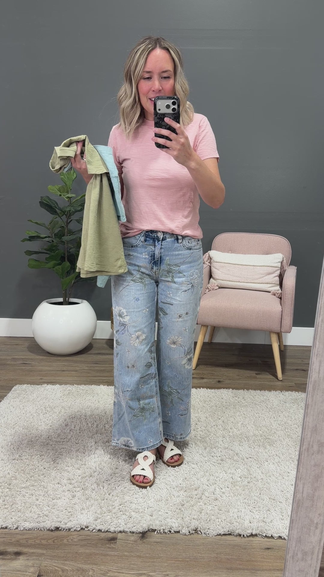 NEW! Melinda Short Sleeve Top - Sweet Pea