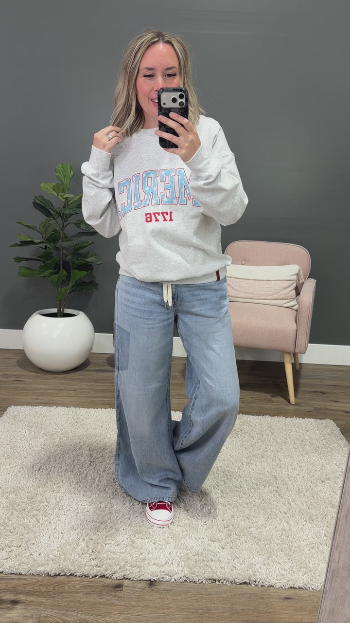 NEW! Ampersand Ave University Pullover - Cue the Sparklers Ampersand Ave