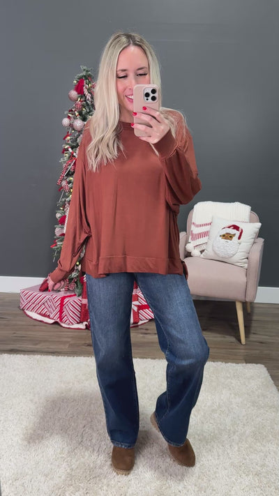 NEW! Eve Dolman Sleeve Top - Hazelnut Sew In Love