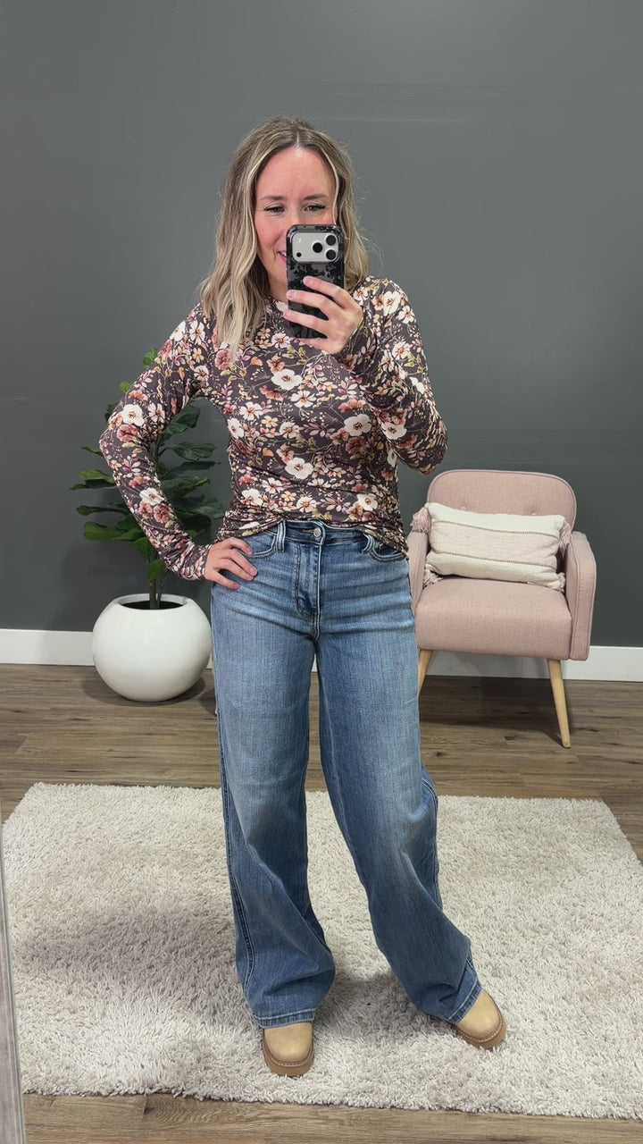 NEW! Blair Long Sleeve Top - Blushwood Floral