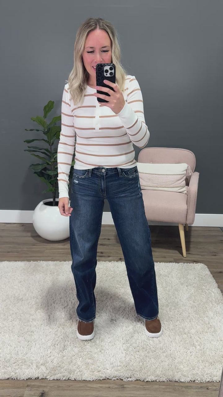 KanCan Corrine Wide Leg Jeans KanCan