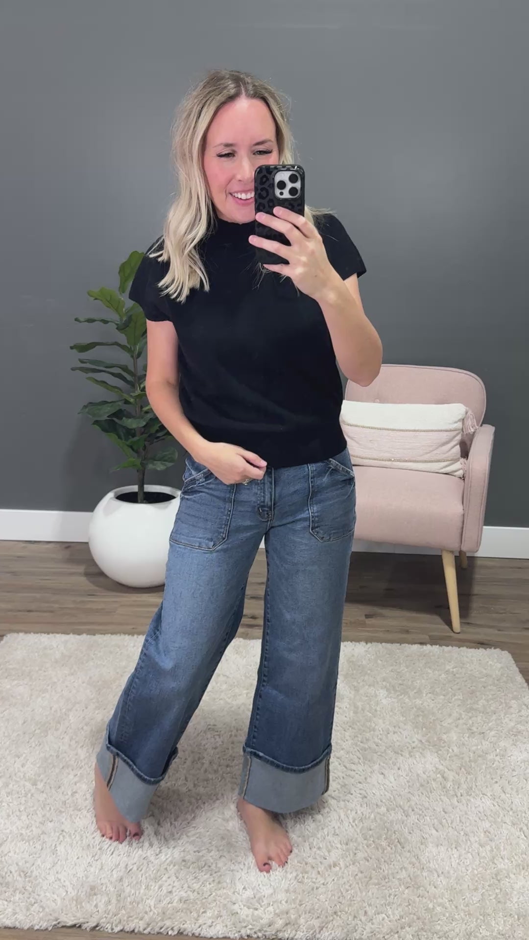 Camila Cap Sleeve Knit Top - Black Sew In Love