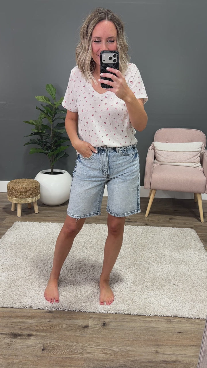 NEW! KanCan Londyn Bermuda Jean Shorts KanCan