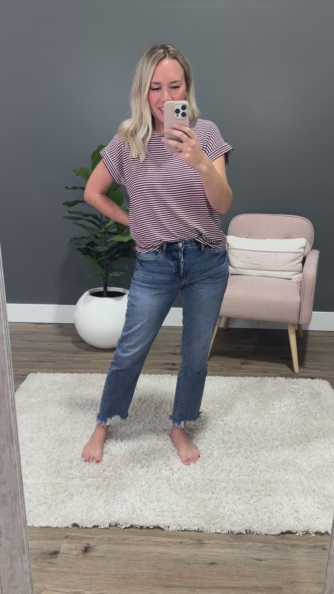 KanCan Seems Like Fate Fray Hem Straight Jeans KanCan