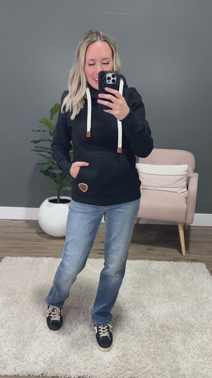 Cinq Bleu Megeve Hoodie - Blackstone Wanakome