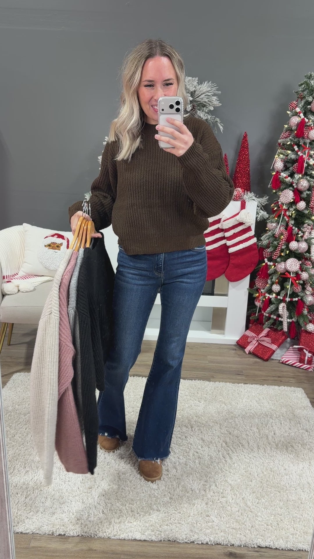 NEW! Evie Ribbed Knit Sweater - Black