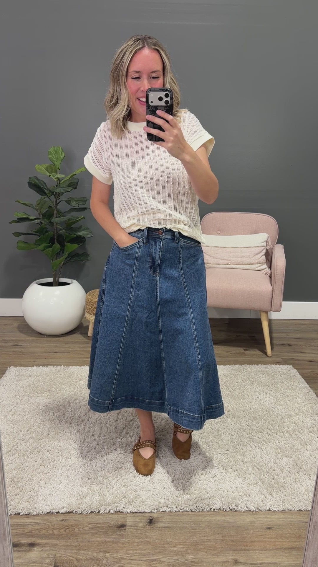 NEW! Judy Blue Lasso Denim Skirt Judy Blue