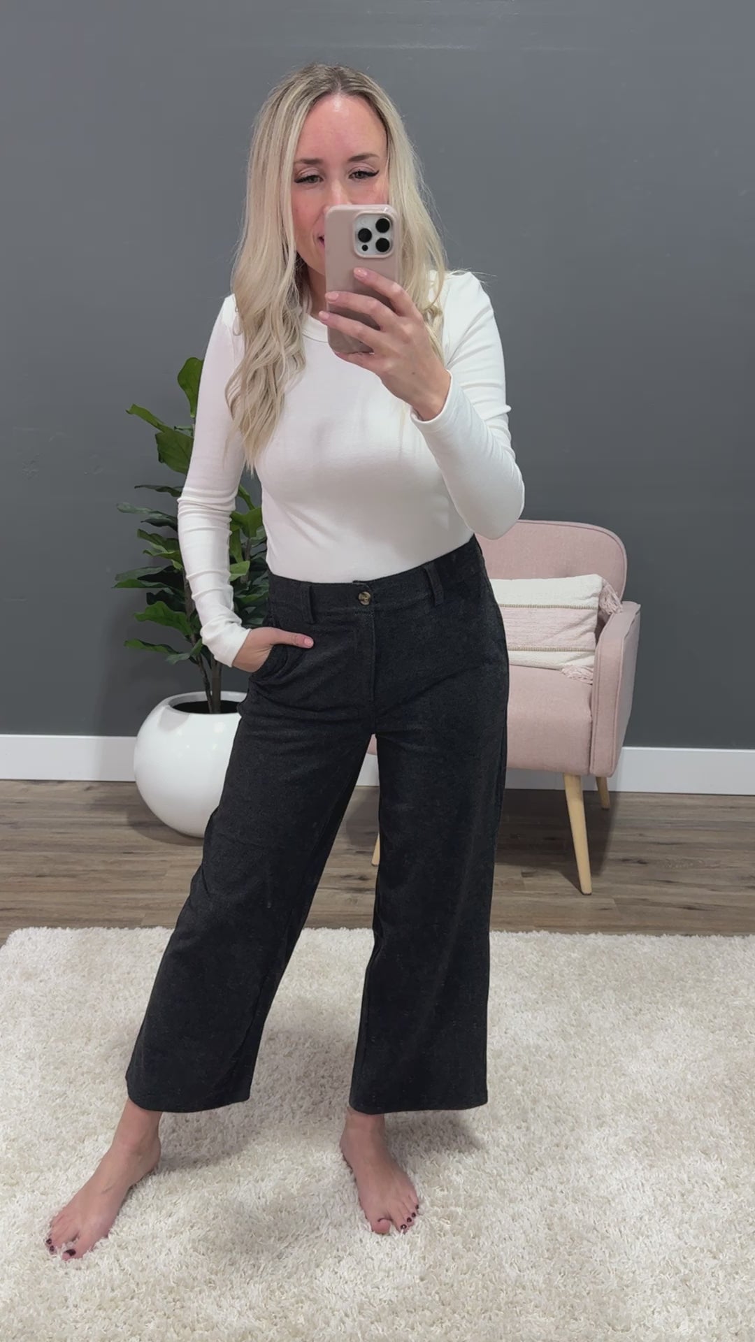 NEW! Sylvie Black Heather Dress Pants