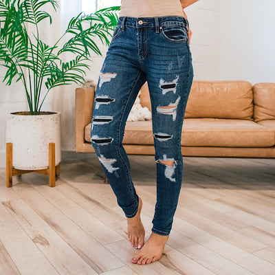 KanCan Tia Patched Skinny Jeans FINAL SALE  KanCan   